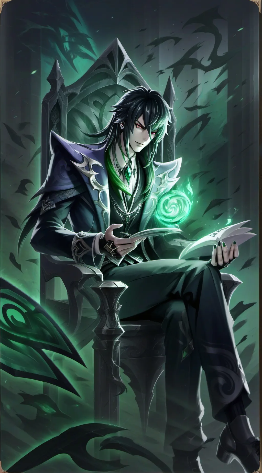 ai character: Venomous background