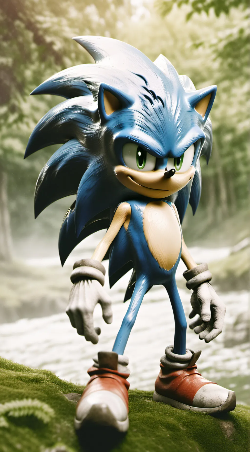 ai character: Sonic the Hedgehog background