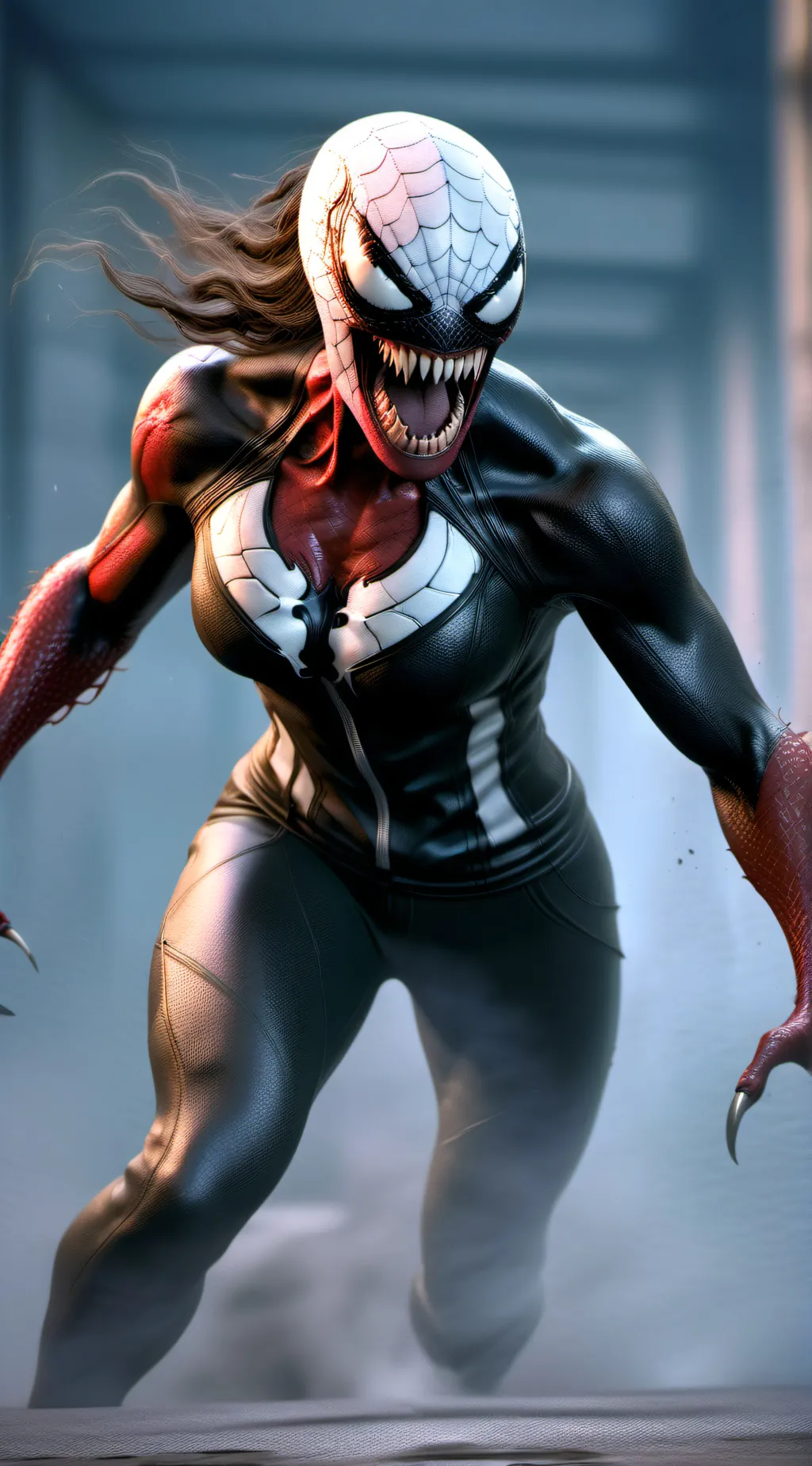 ai character: Misery: Earth-9 background