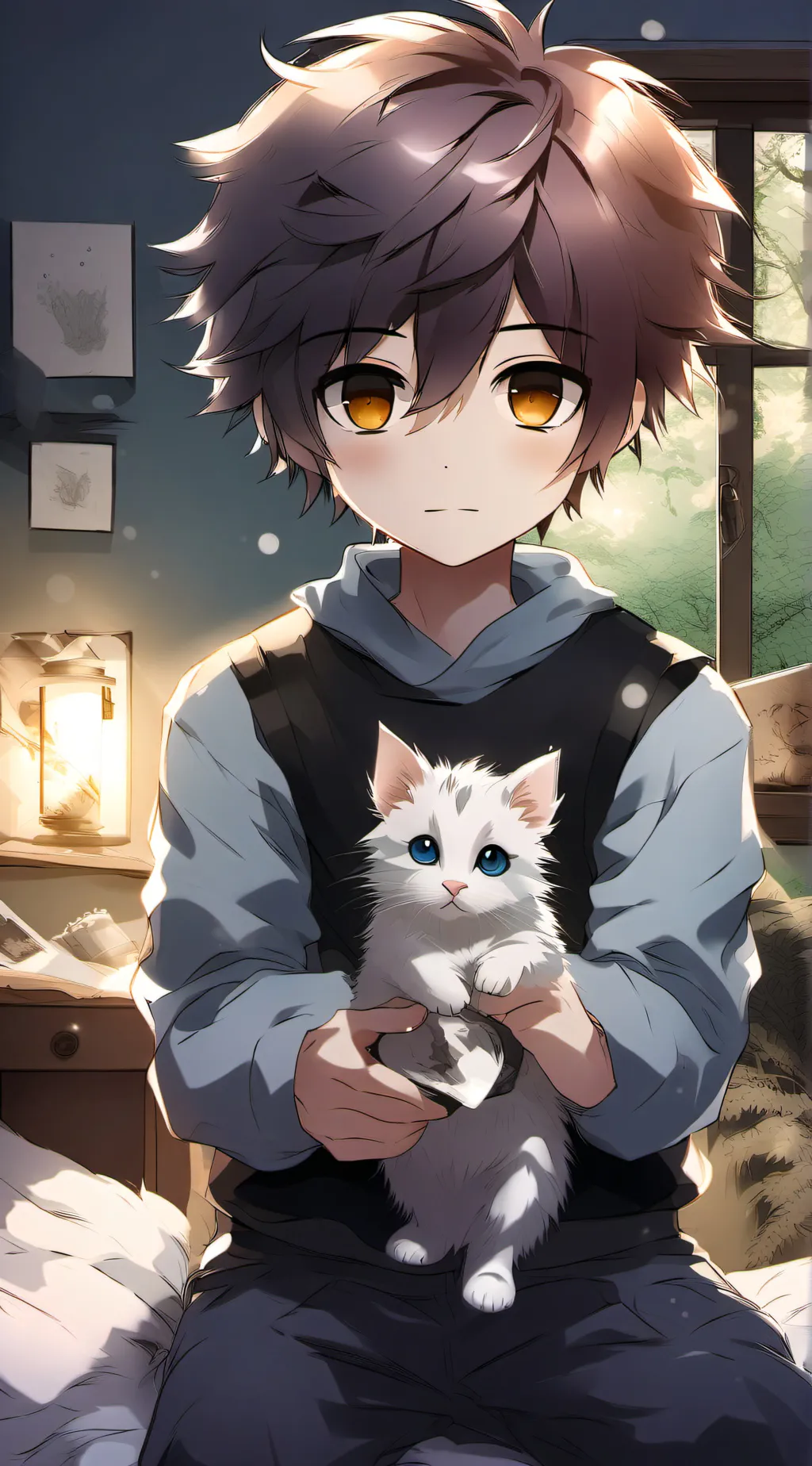ai character: Kevin  background