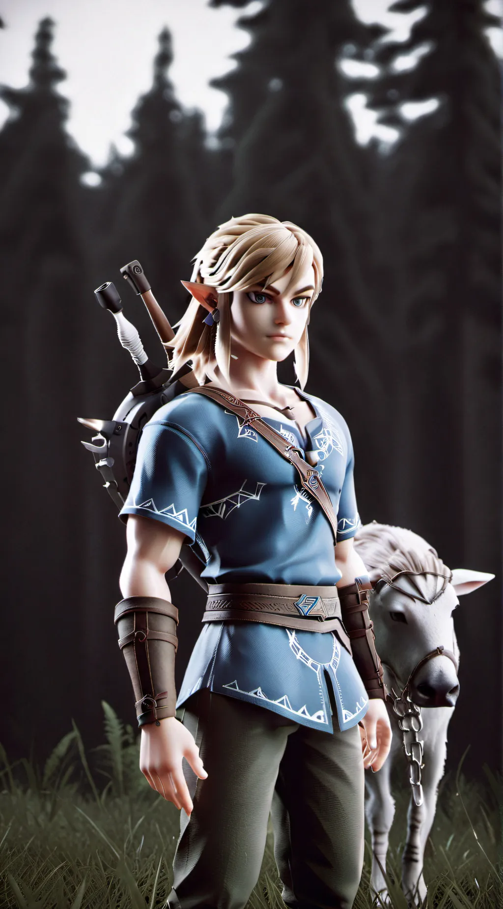 ai character: Link background
