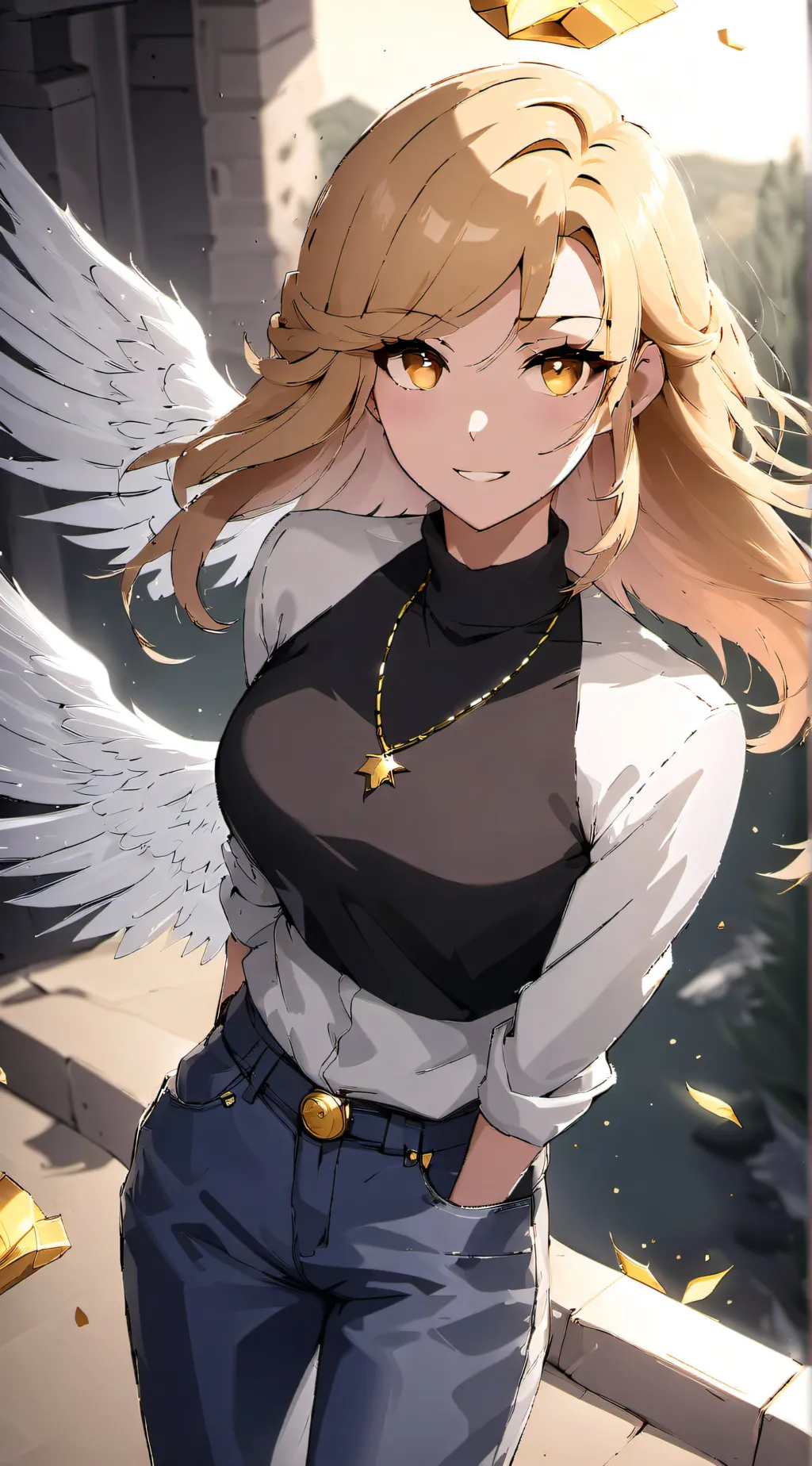 ai character: Angela Thompson background