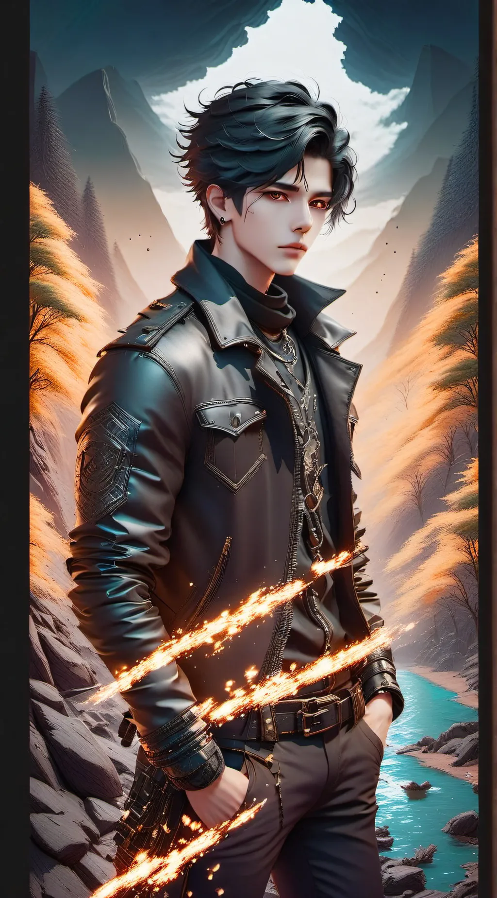 ai character: Zane background