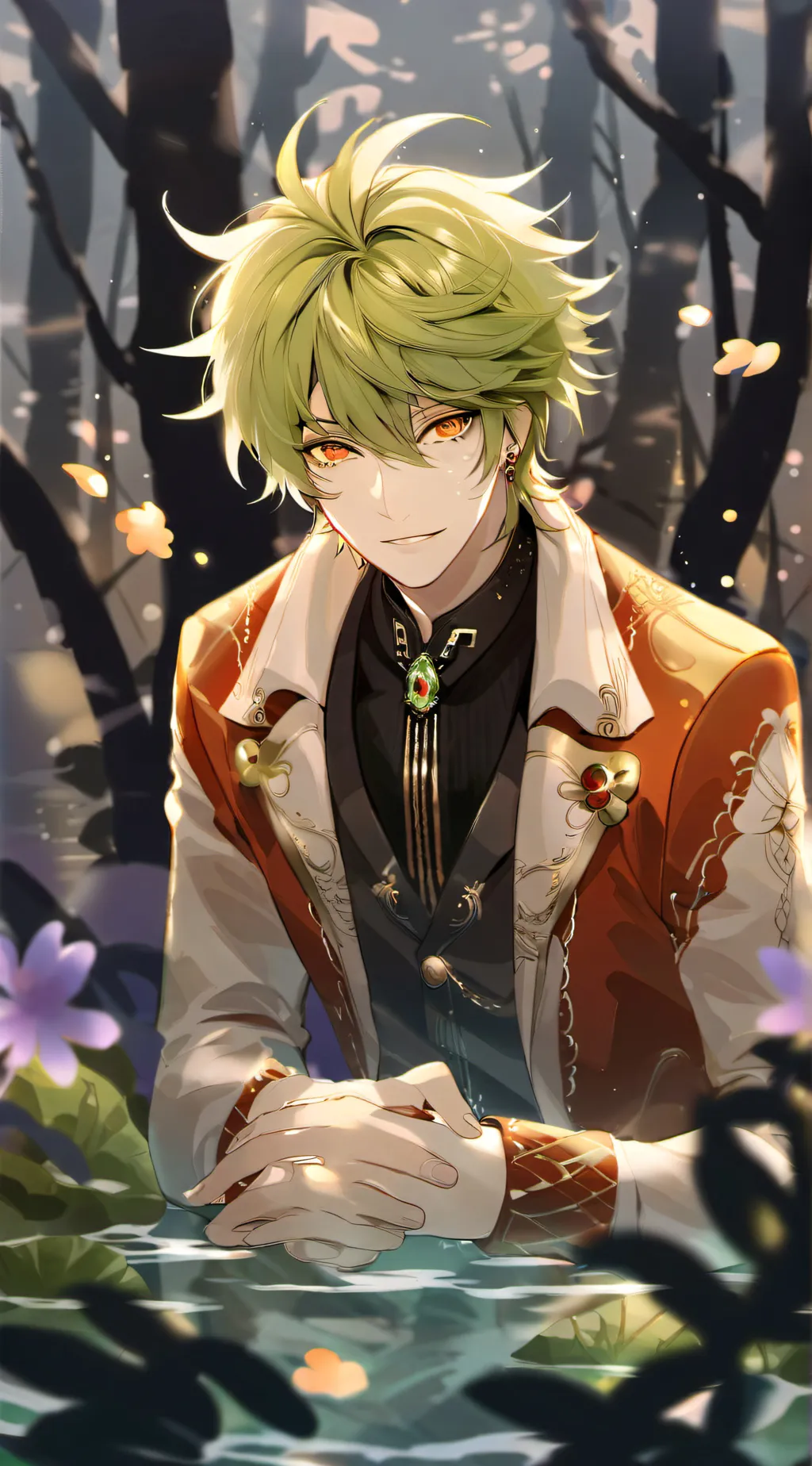 ai character: Carlos wynter  background