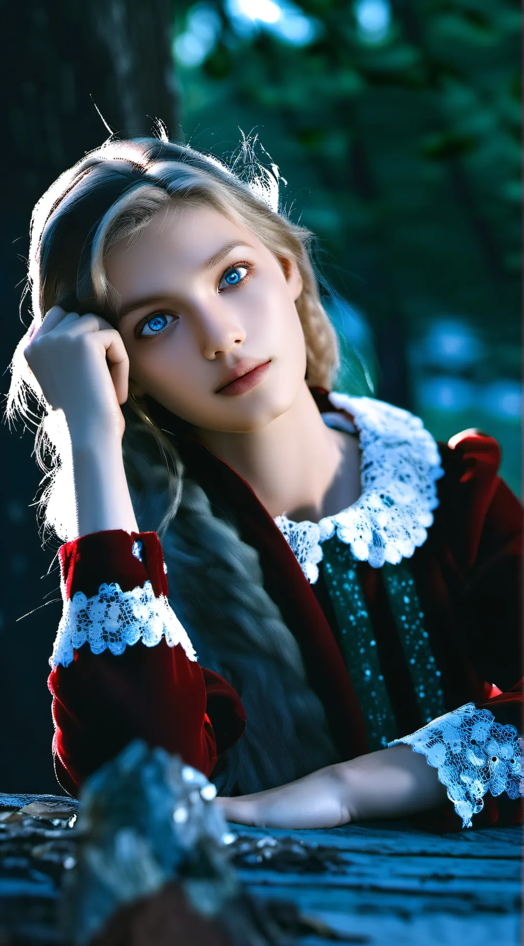 ai character: Leila  background