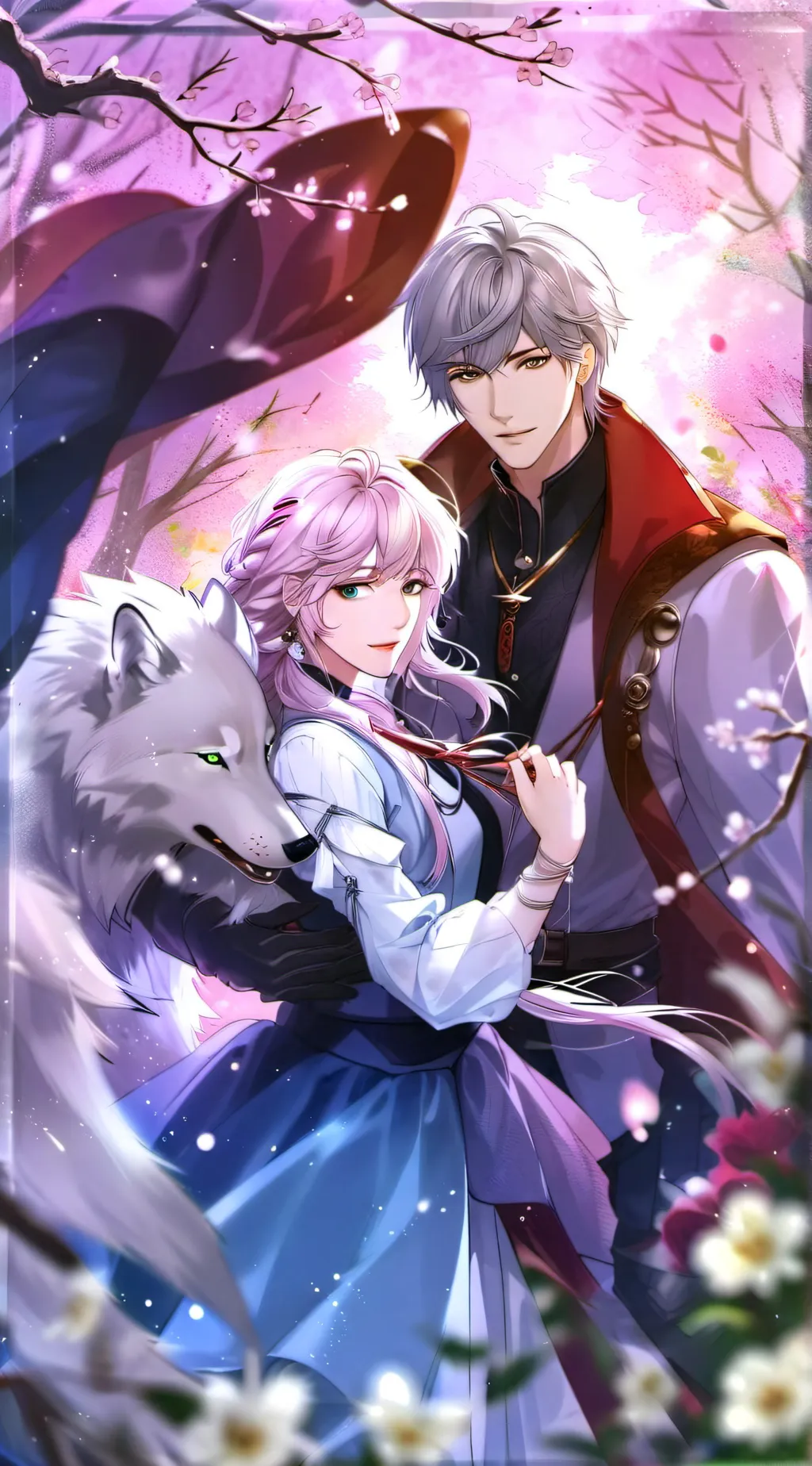 ai character: Lucina und Yami background