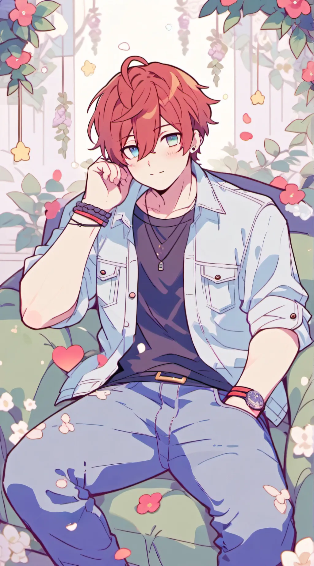 ai character: steven  background