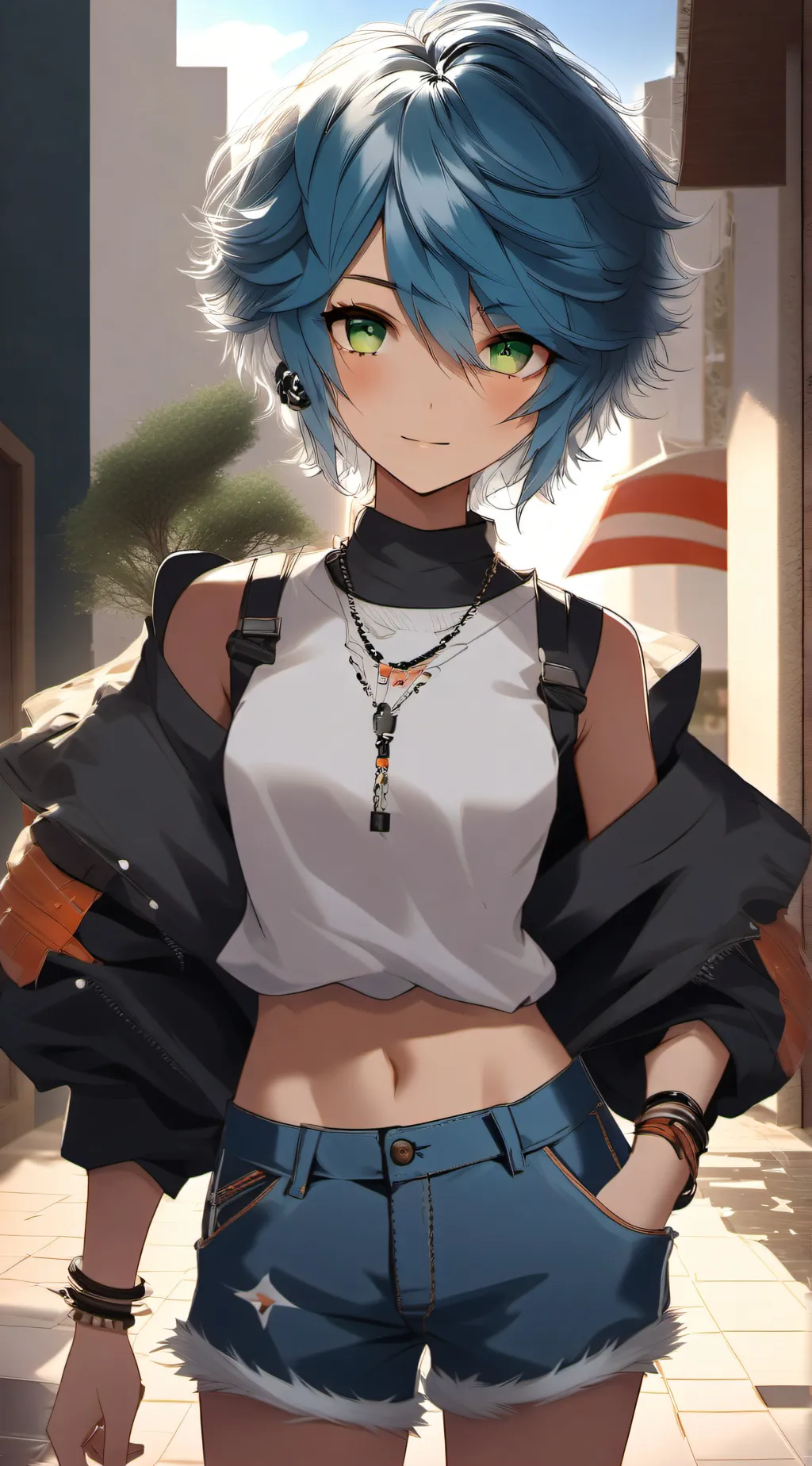 ai character: Saya background