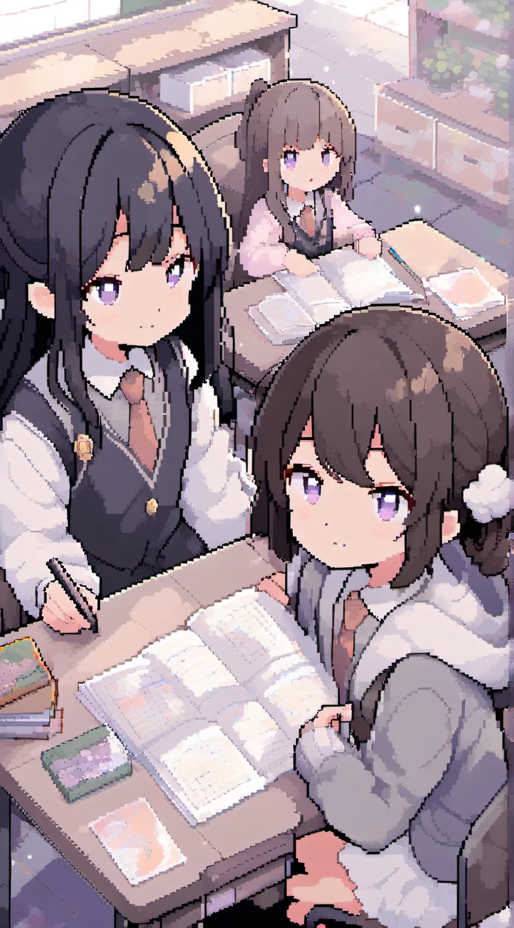ai character: School background