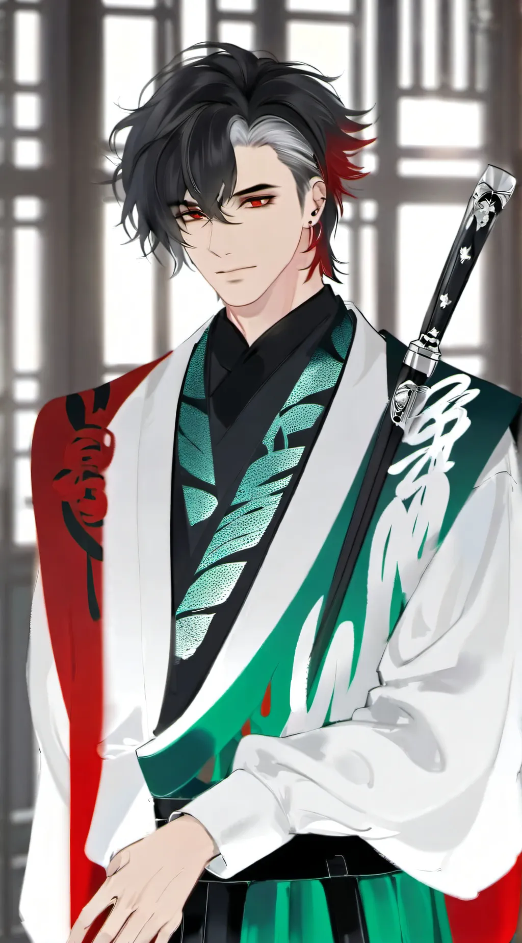 ai character: tanjiro background