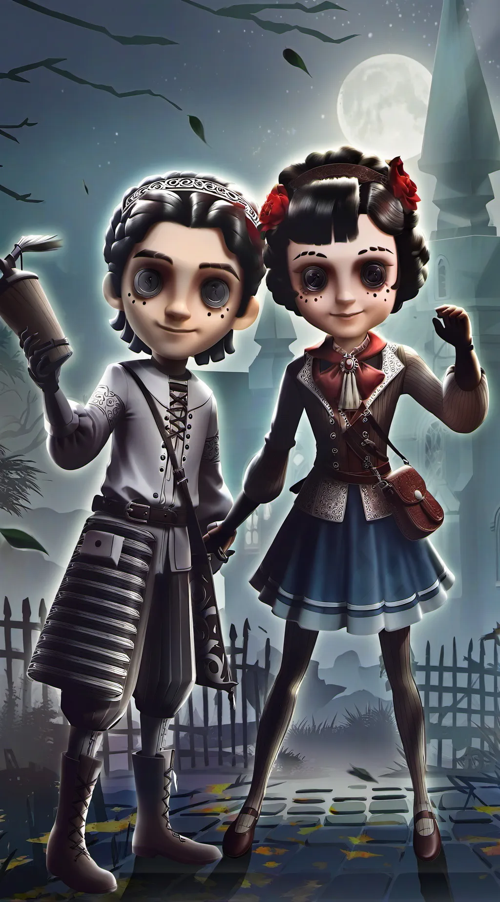 ai character: n and uzi background