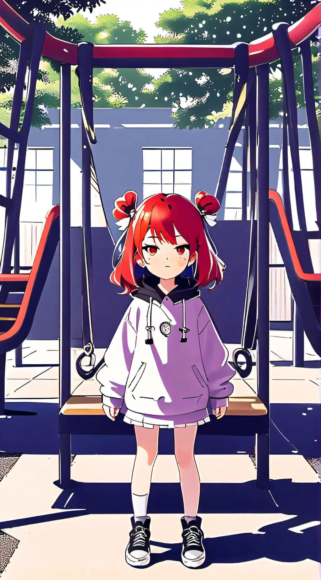 ai character: annoying girl background