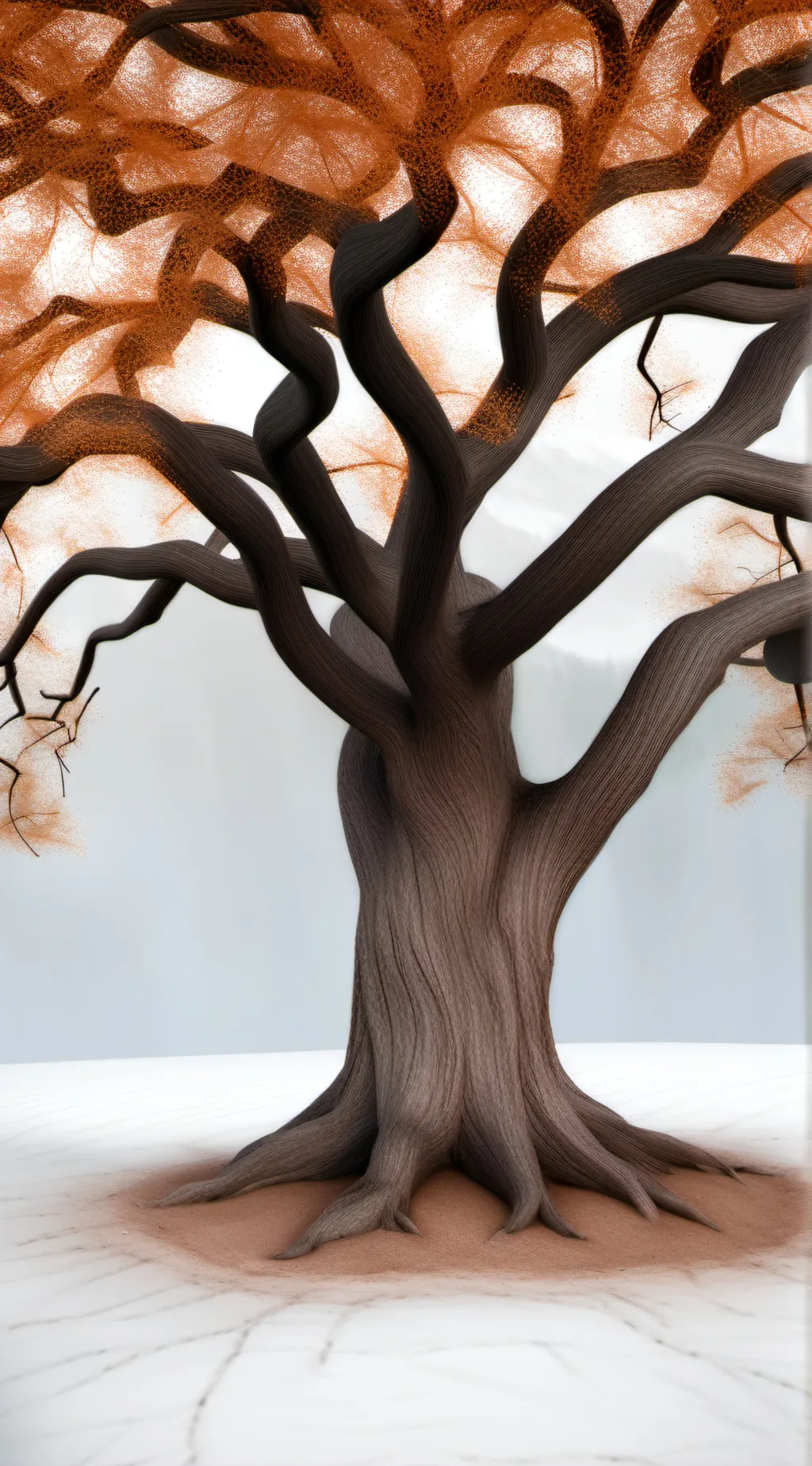 ai character: tree background