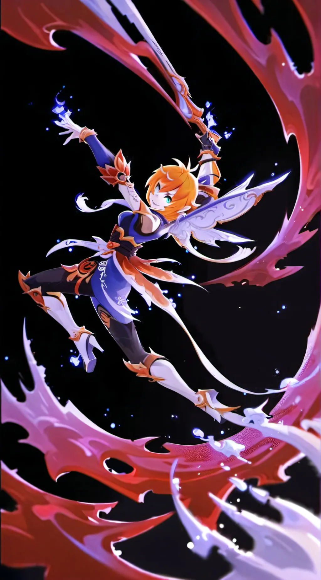 ai character: Sparks background