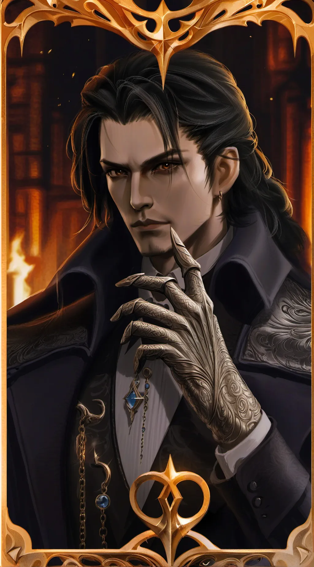 ai character: demon background