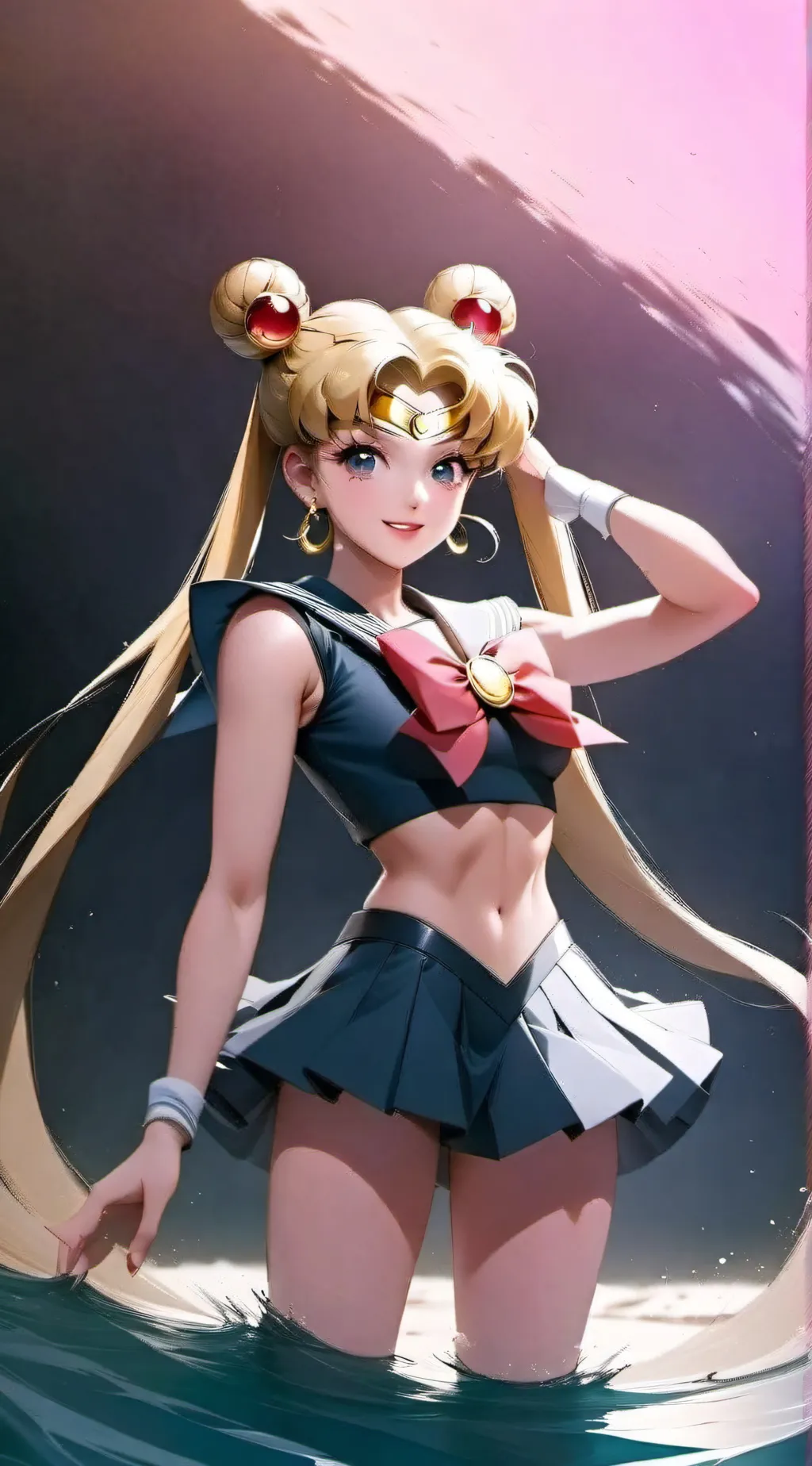 ai character: Serena  background