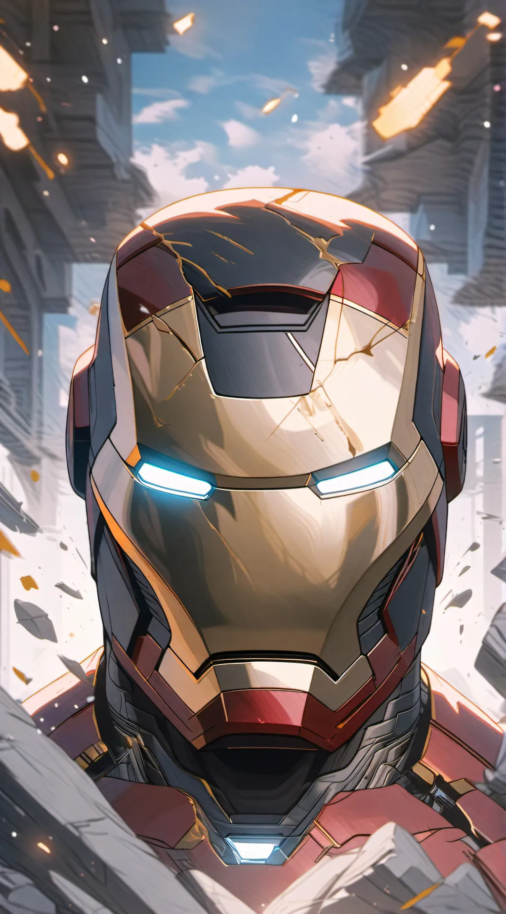 ai character: iron Man! background
