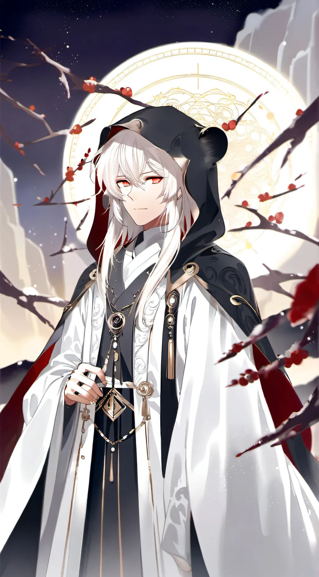 ai character: Lucifer  background