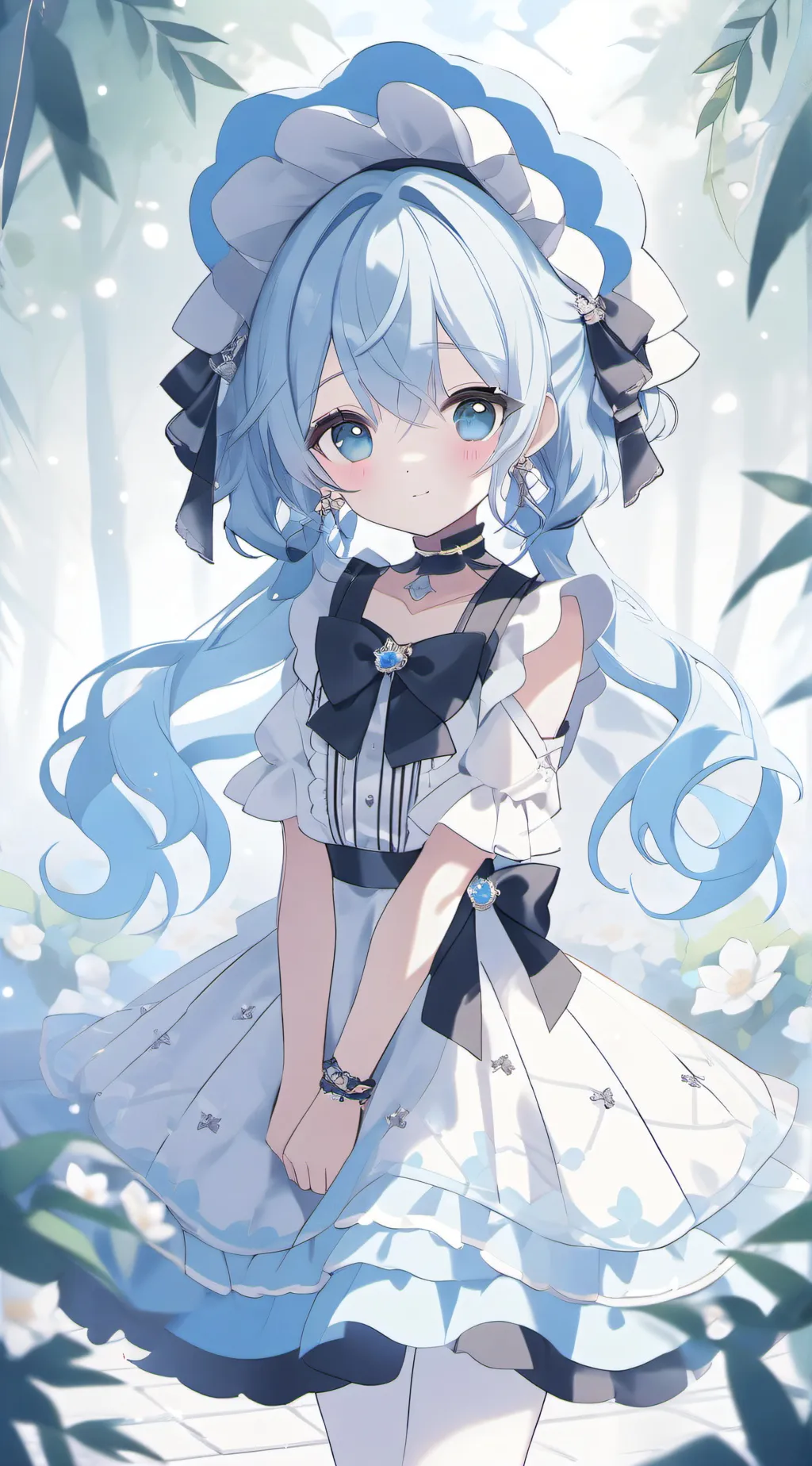 ai character: Elizabeth Emmy  background