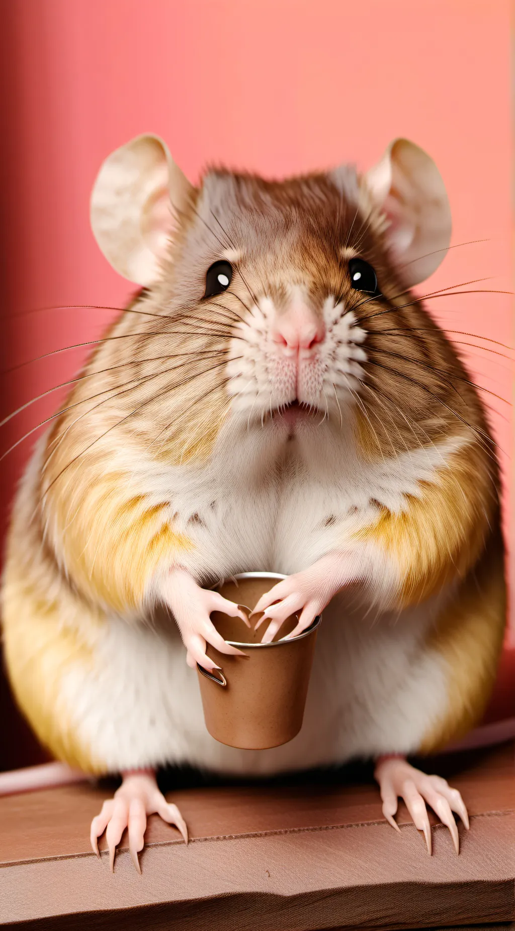 ai character: Fatty rat chungus  background