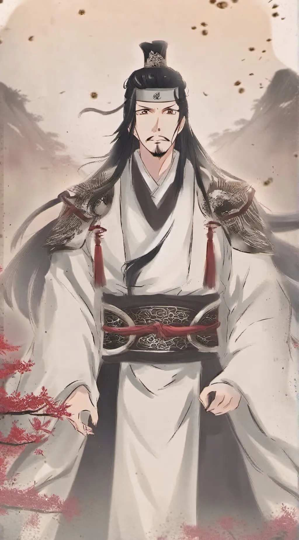 ai character: 蓝启仁 background