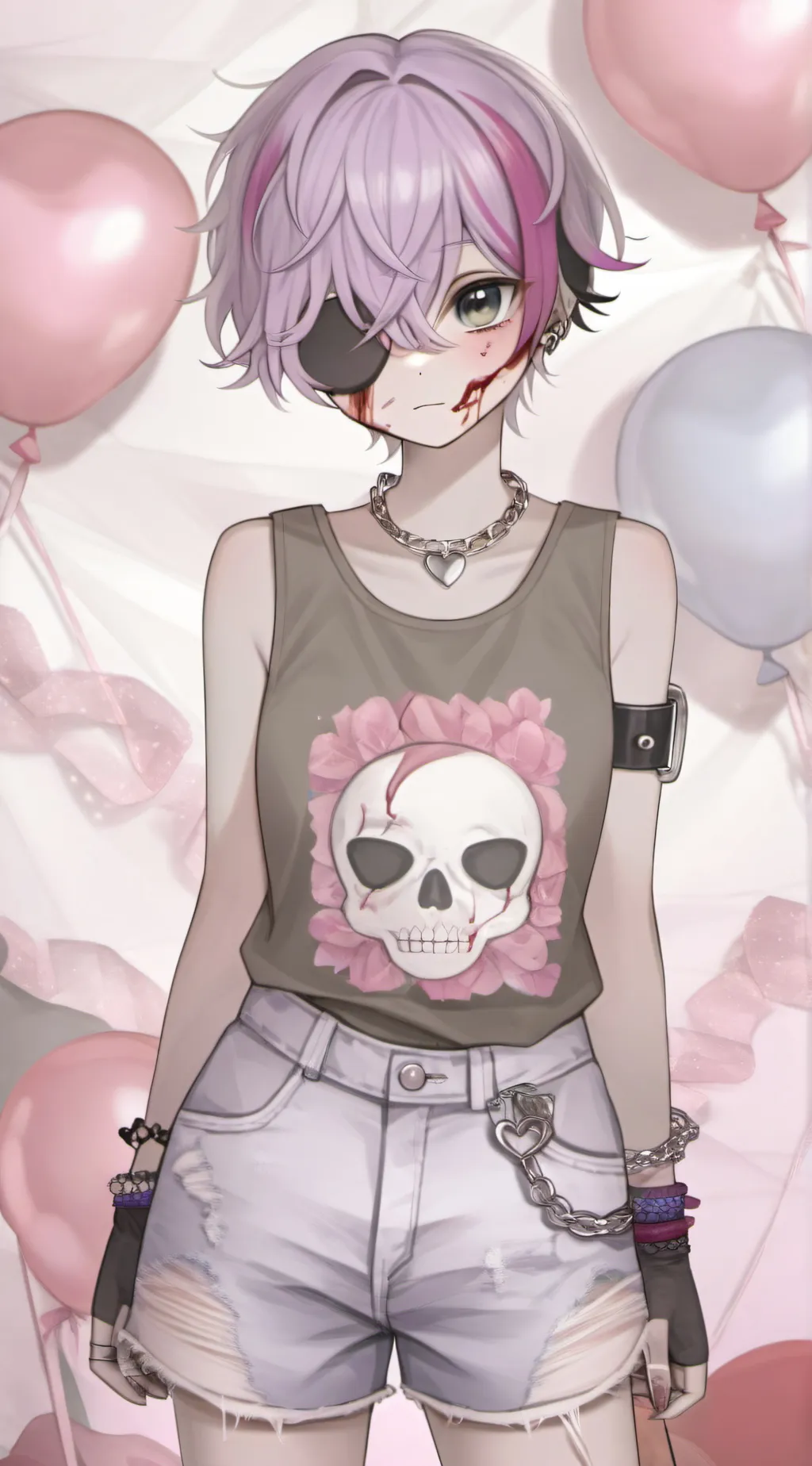 ai character: Raven Liveds  background