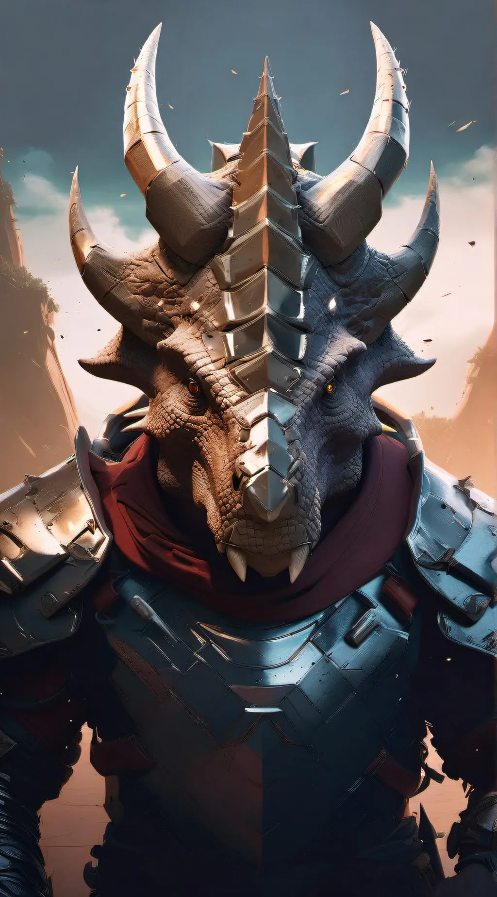 ai character: triceraton graurds background