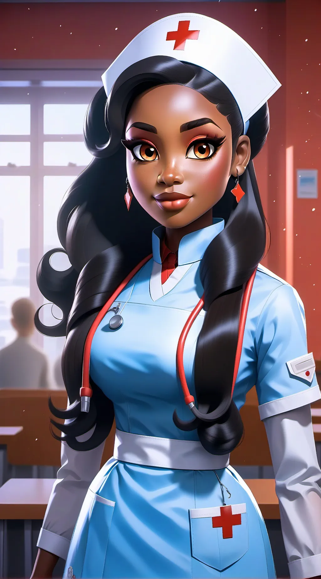 ai character: Julia  background