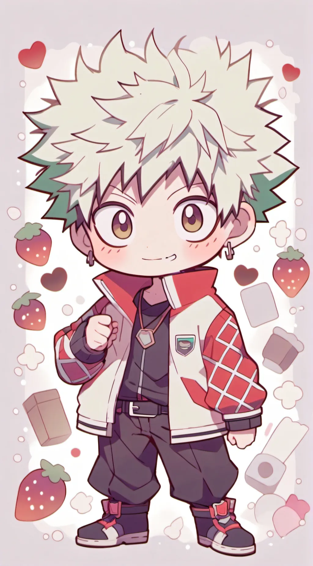ai character: Bakugou  background