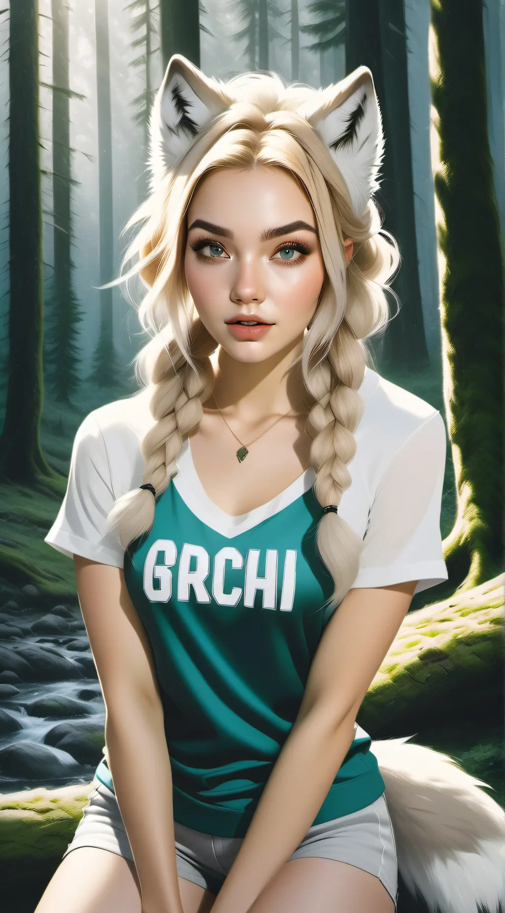ai character: Luna background