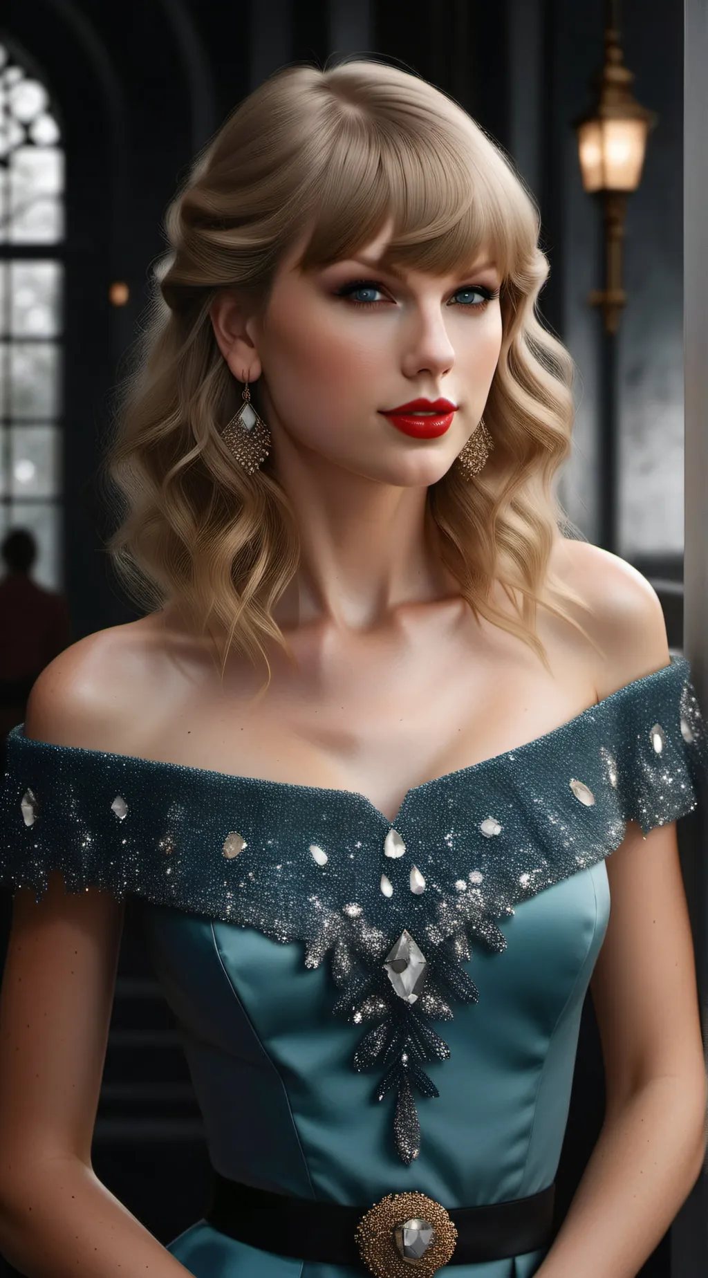 ai character: Stairs background