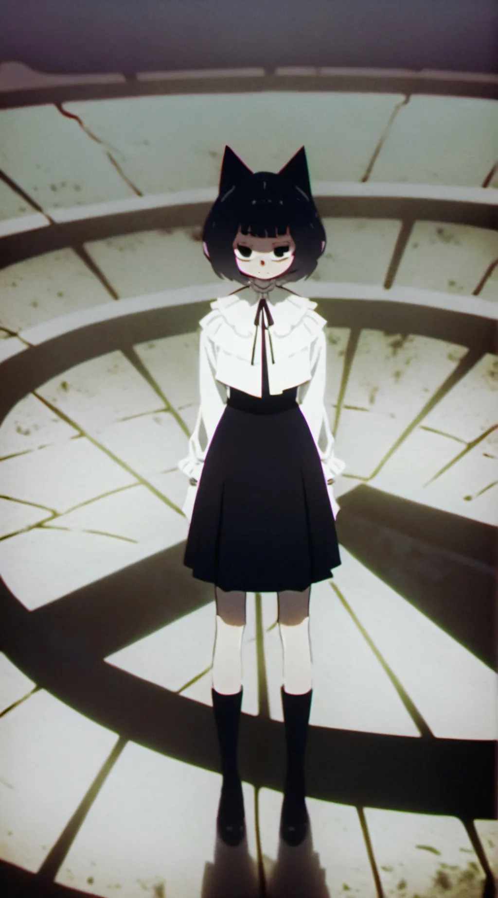ai character: Miss Circle background
