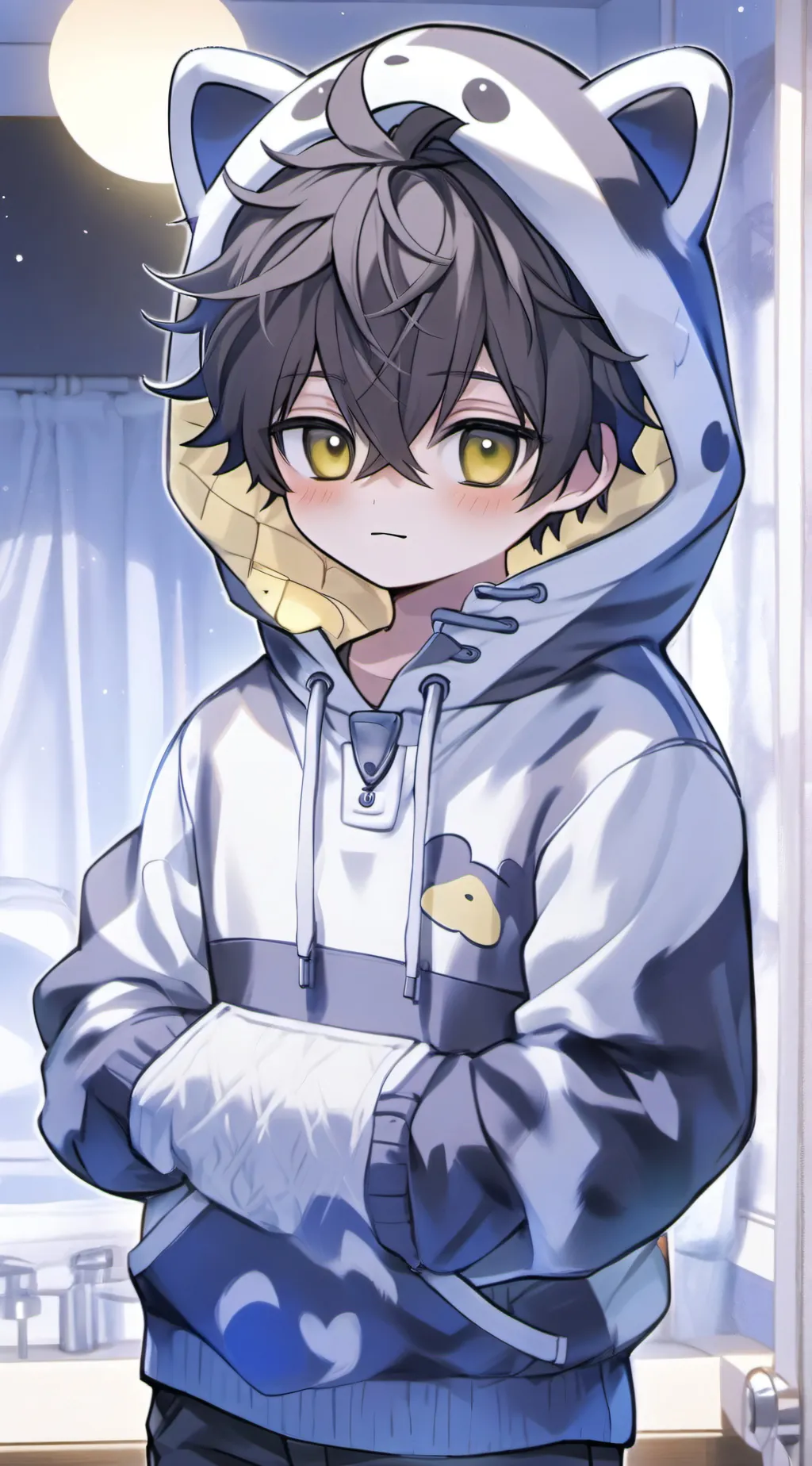 ai character: niko and Oliver  background