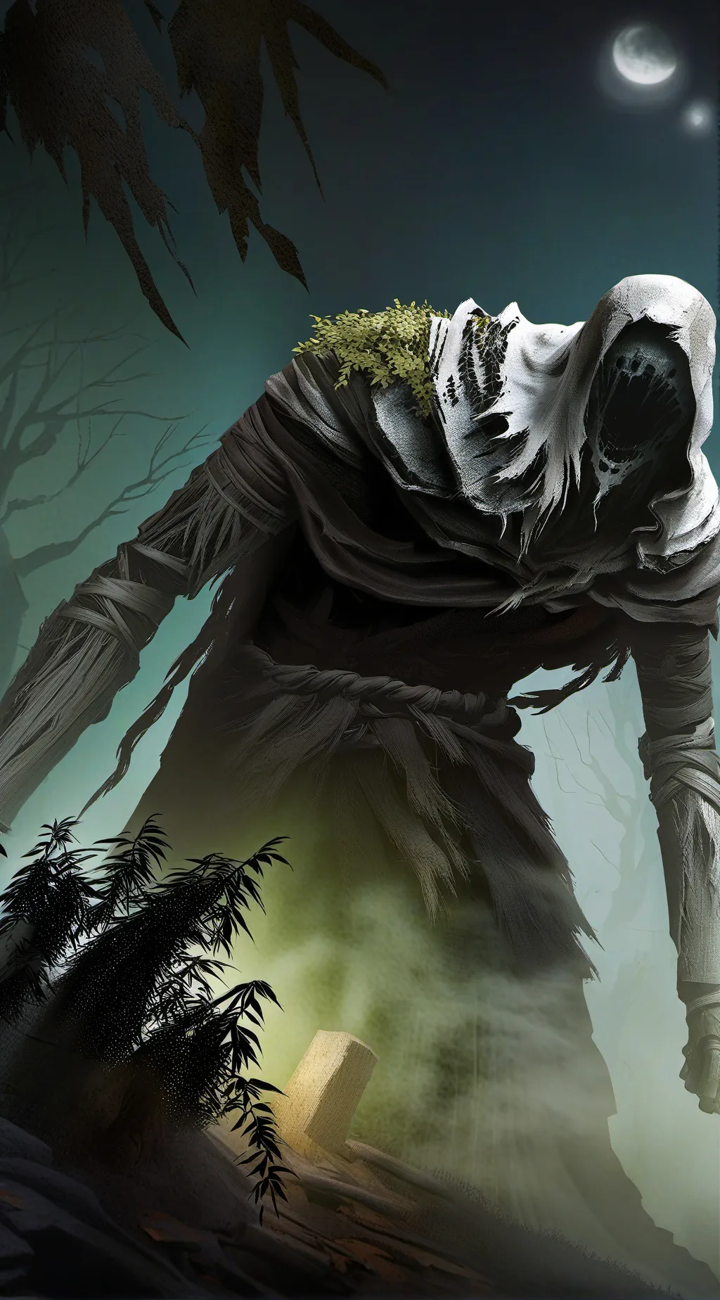 ai character: Swamp walker background