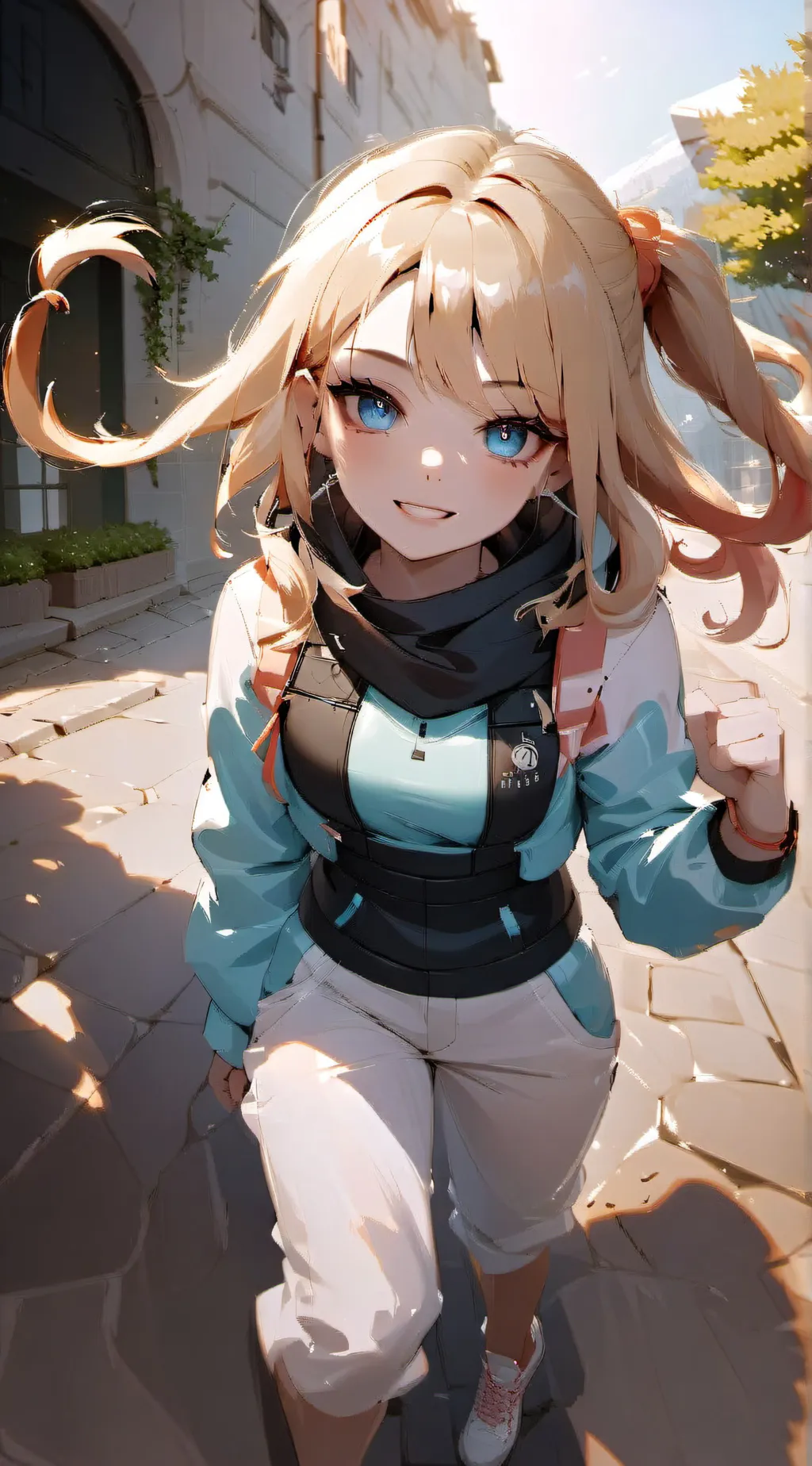 ai character: Ashley  background
