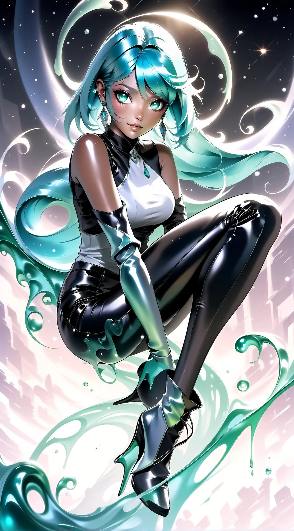 ai character: miku background