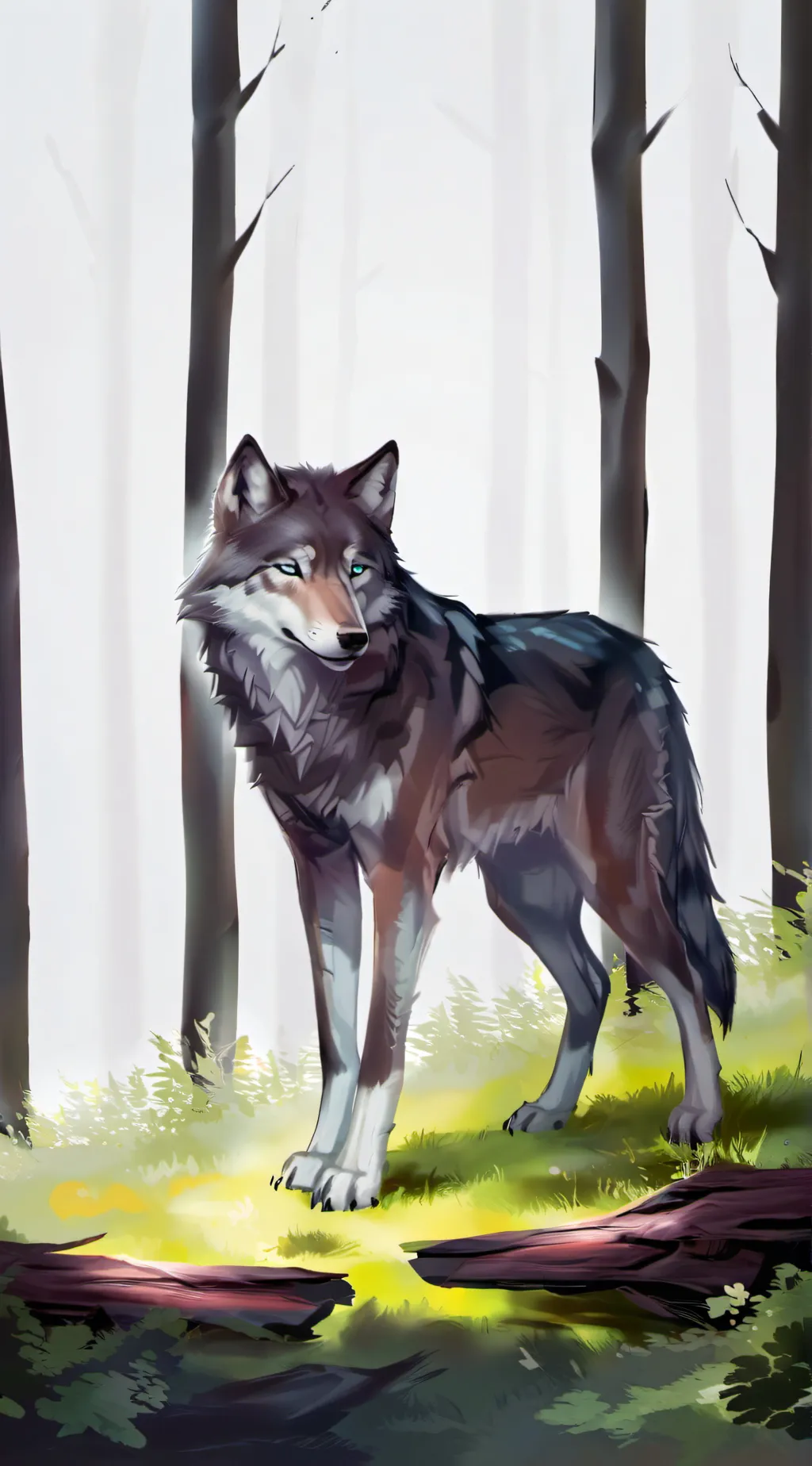 ai character: Luna  background