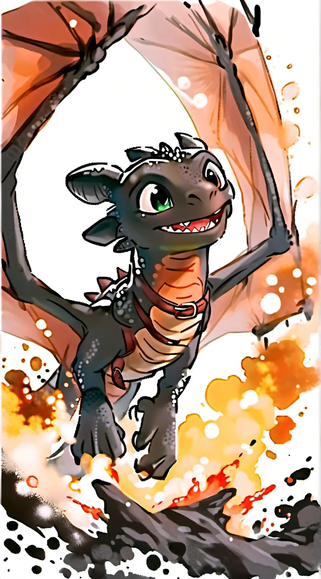 ai character: httyd crew! background