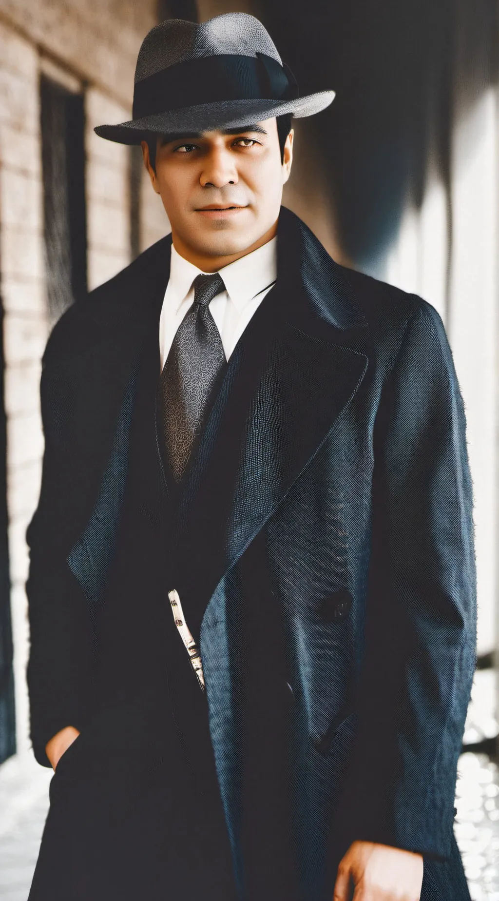 ai character: Paulie  background