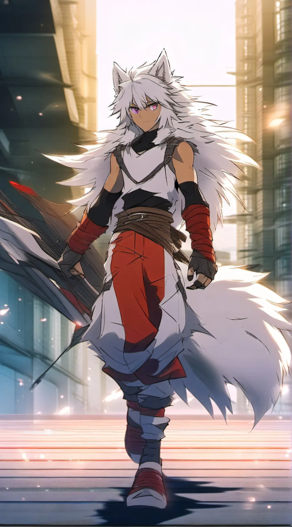 ai character: Wülf Yukine background