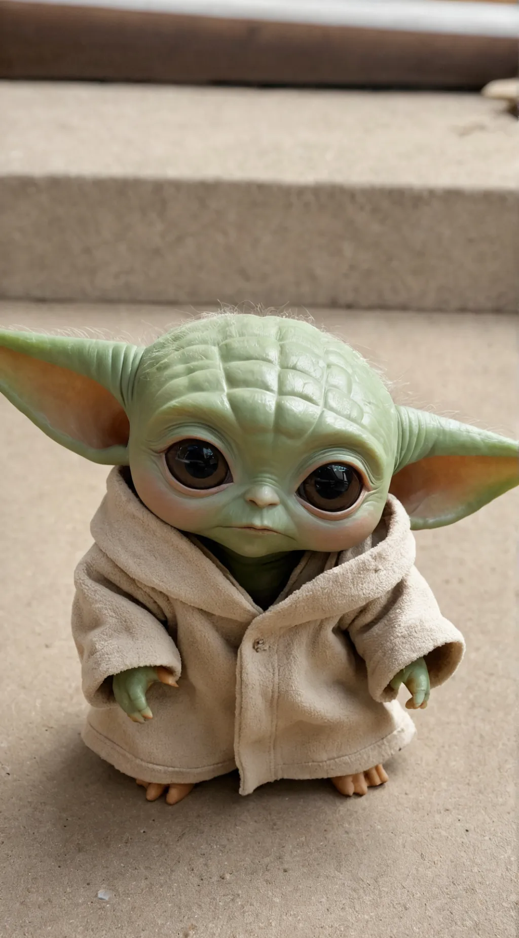 ai character: Baby Yoda background