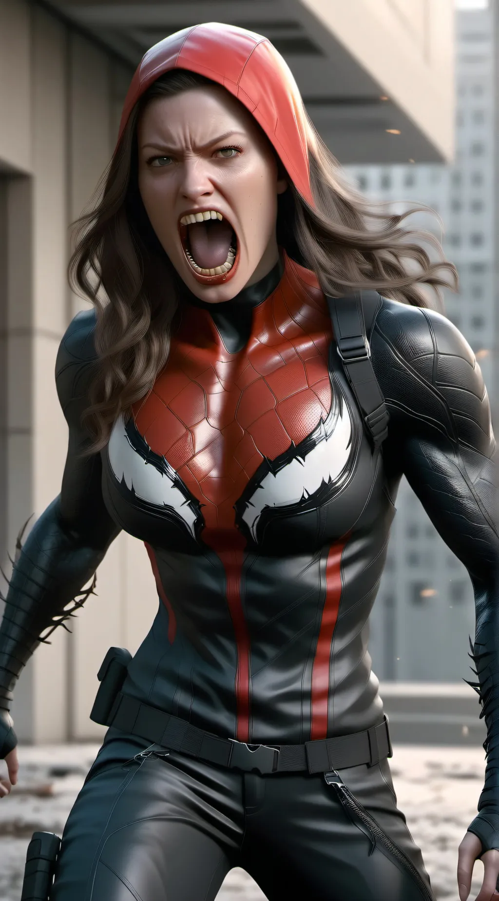 ai character: Queen Carnage: E-8 background