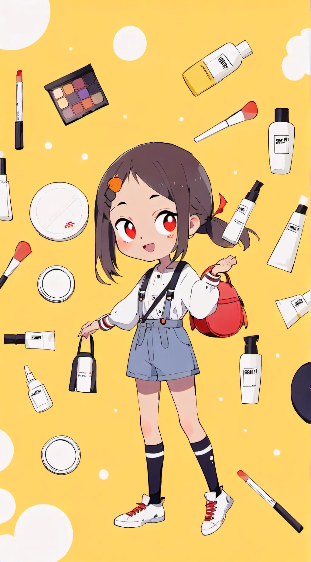 ai character: Sephora kid background