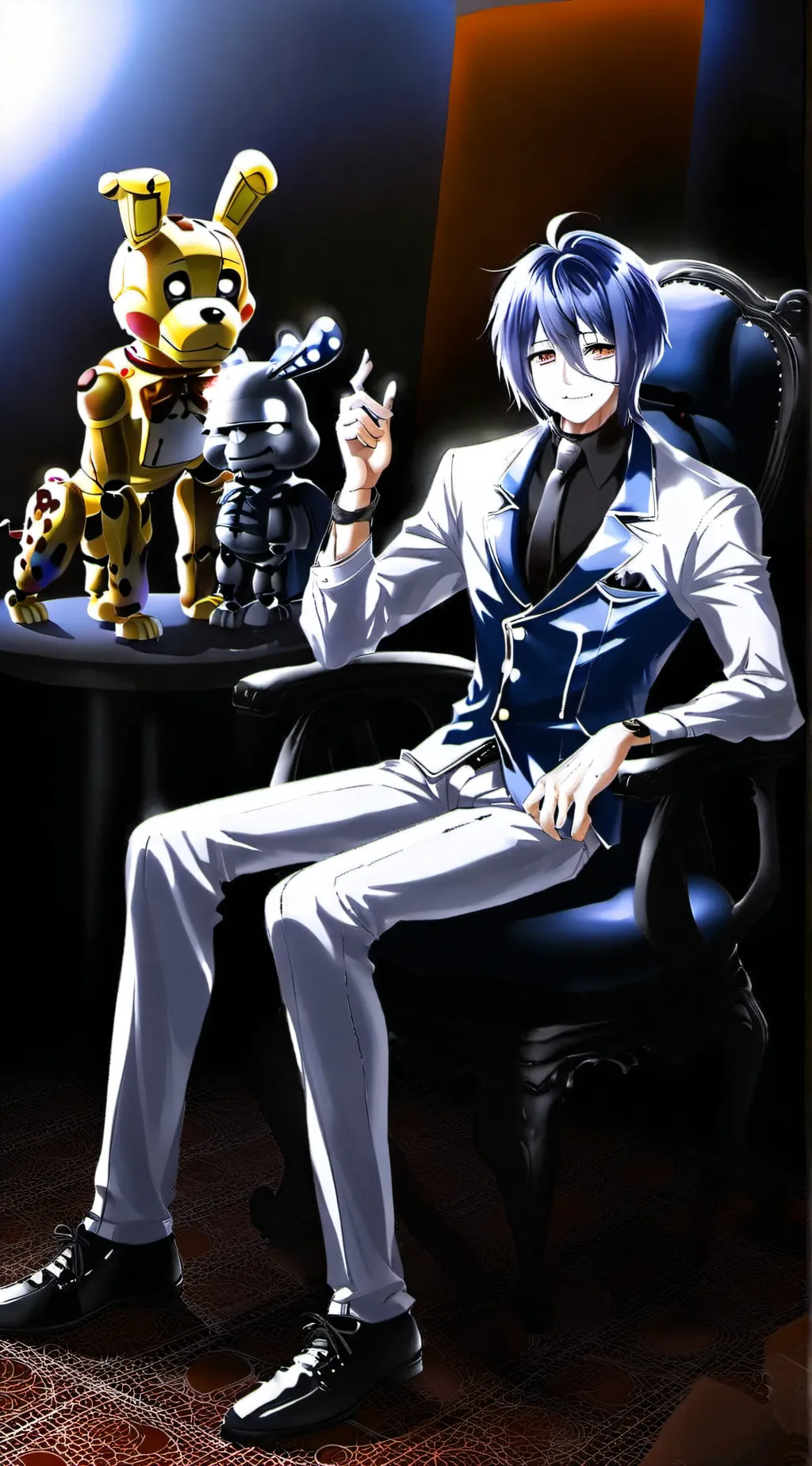 ai character: fnaf interviews background