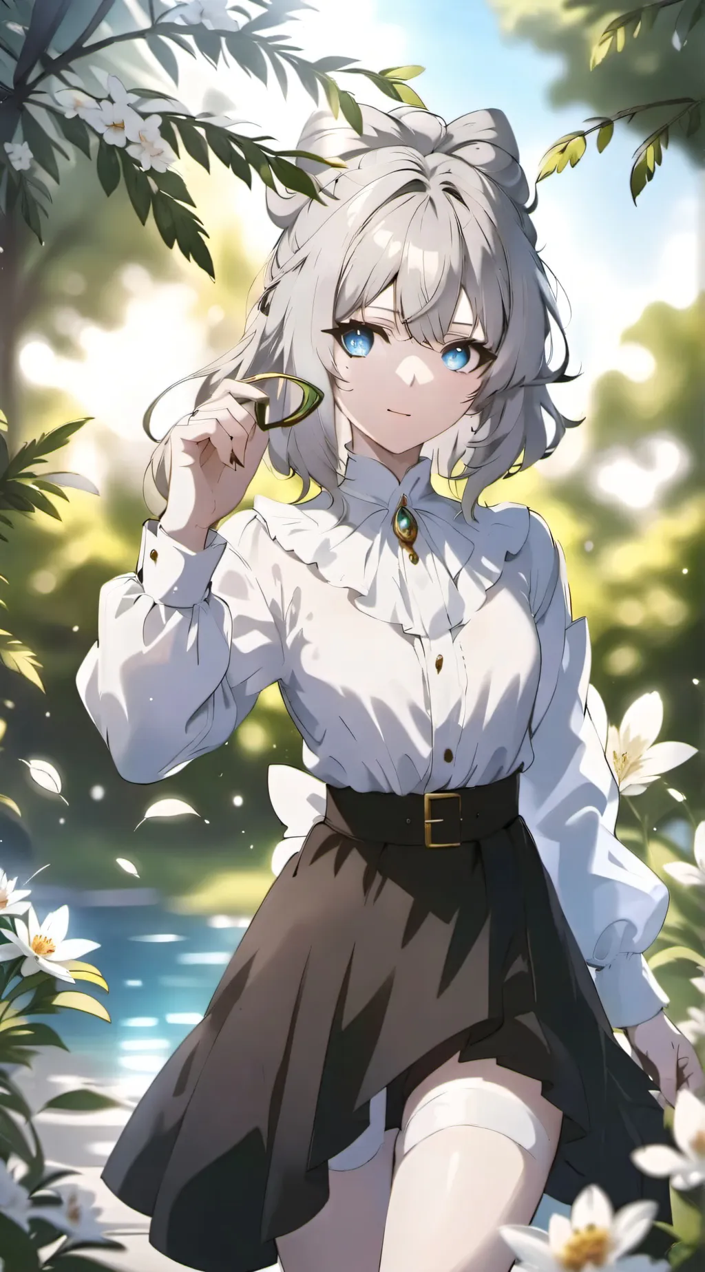 ai character: Sakura background