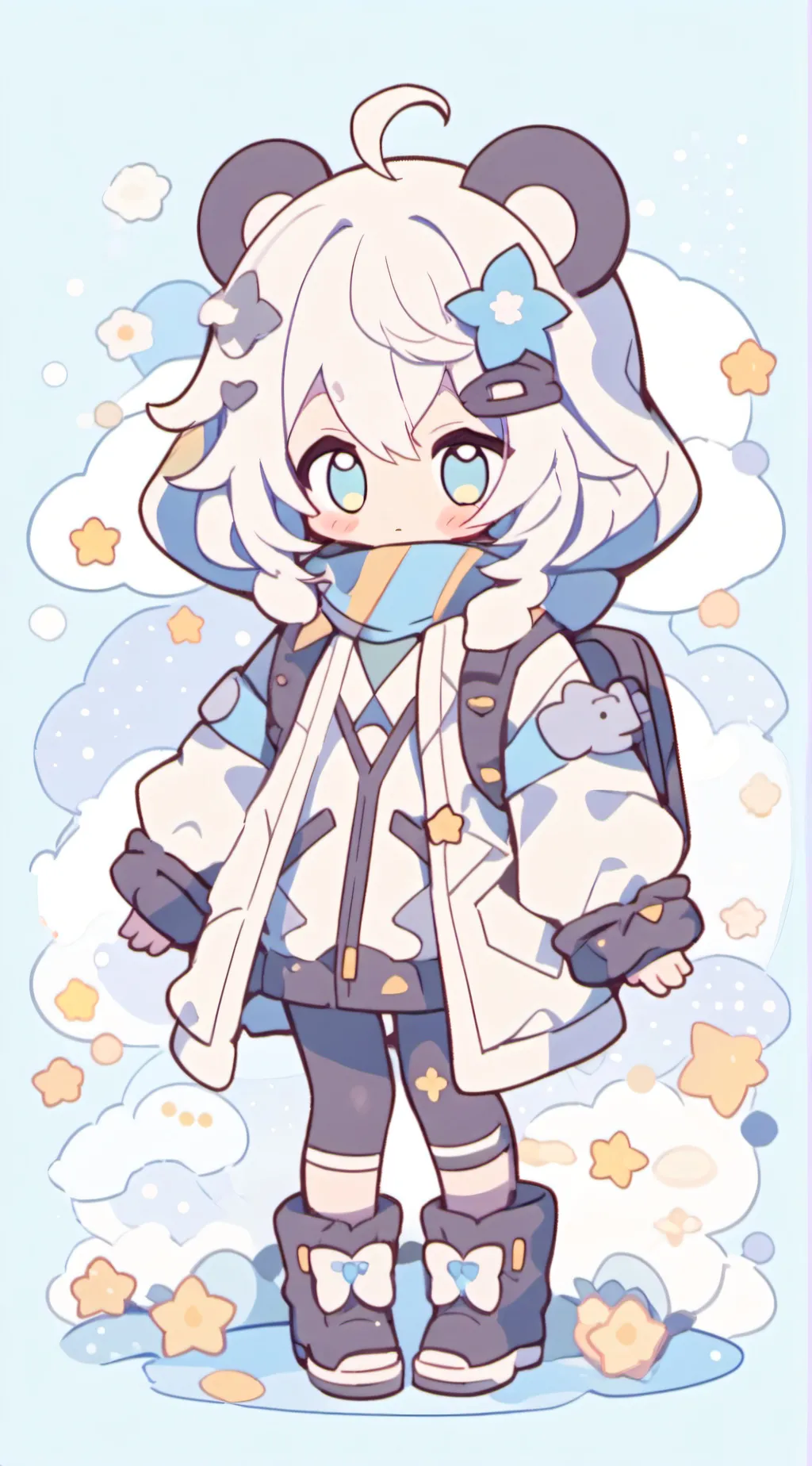 ai character: luse background
