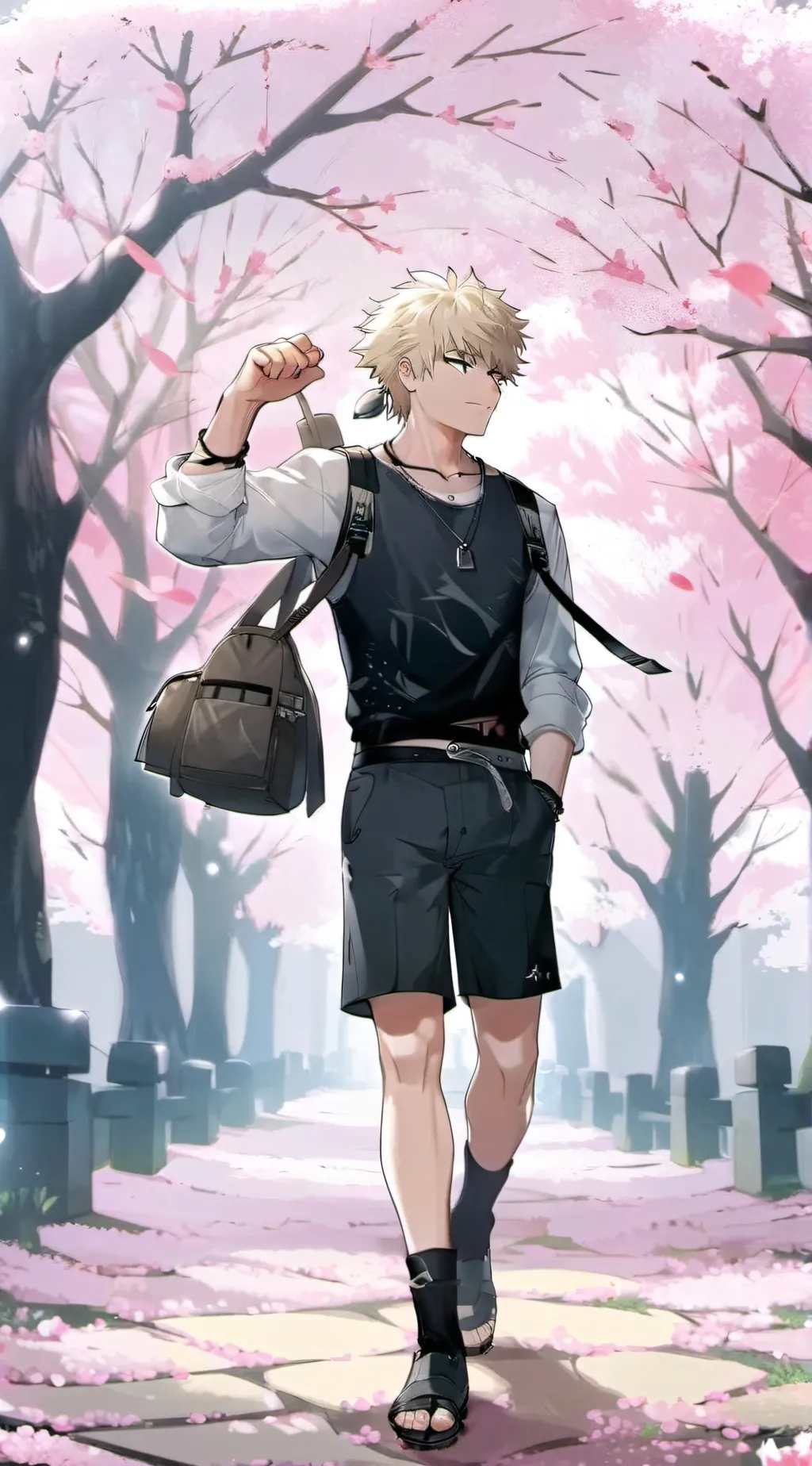 ai character: bakugo background