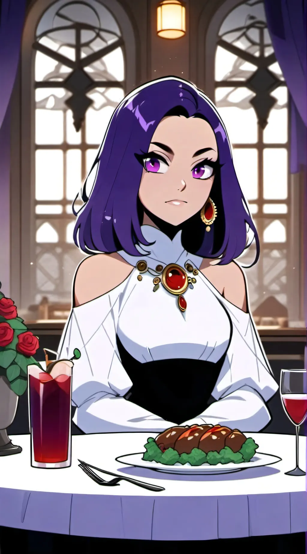 ai character: OG Raven background