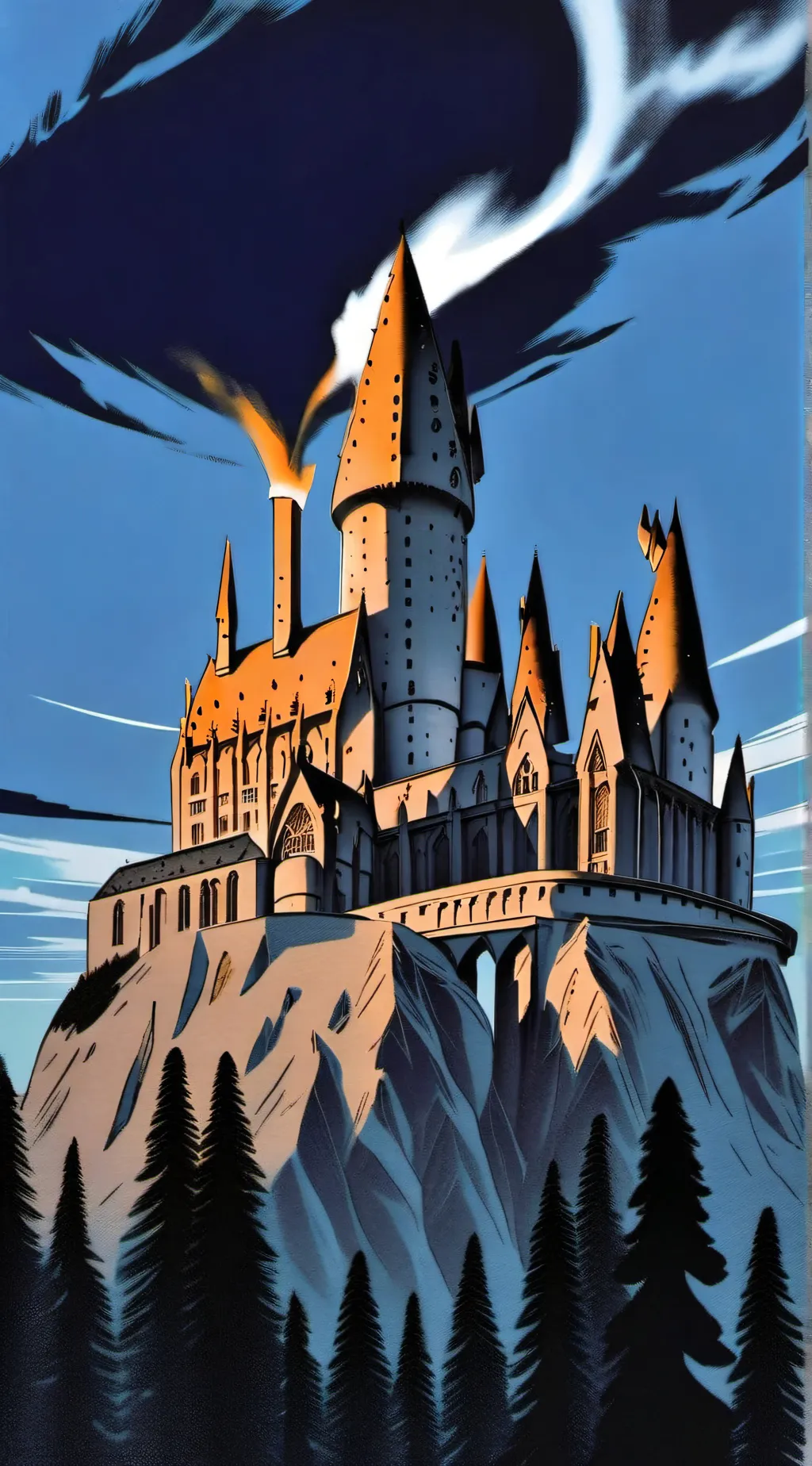 ai character: Hogwarts (again) background