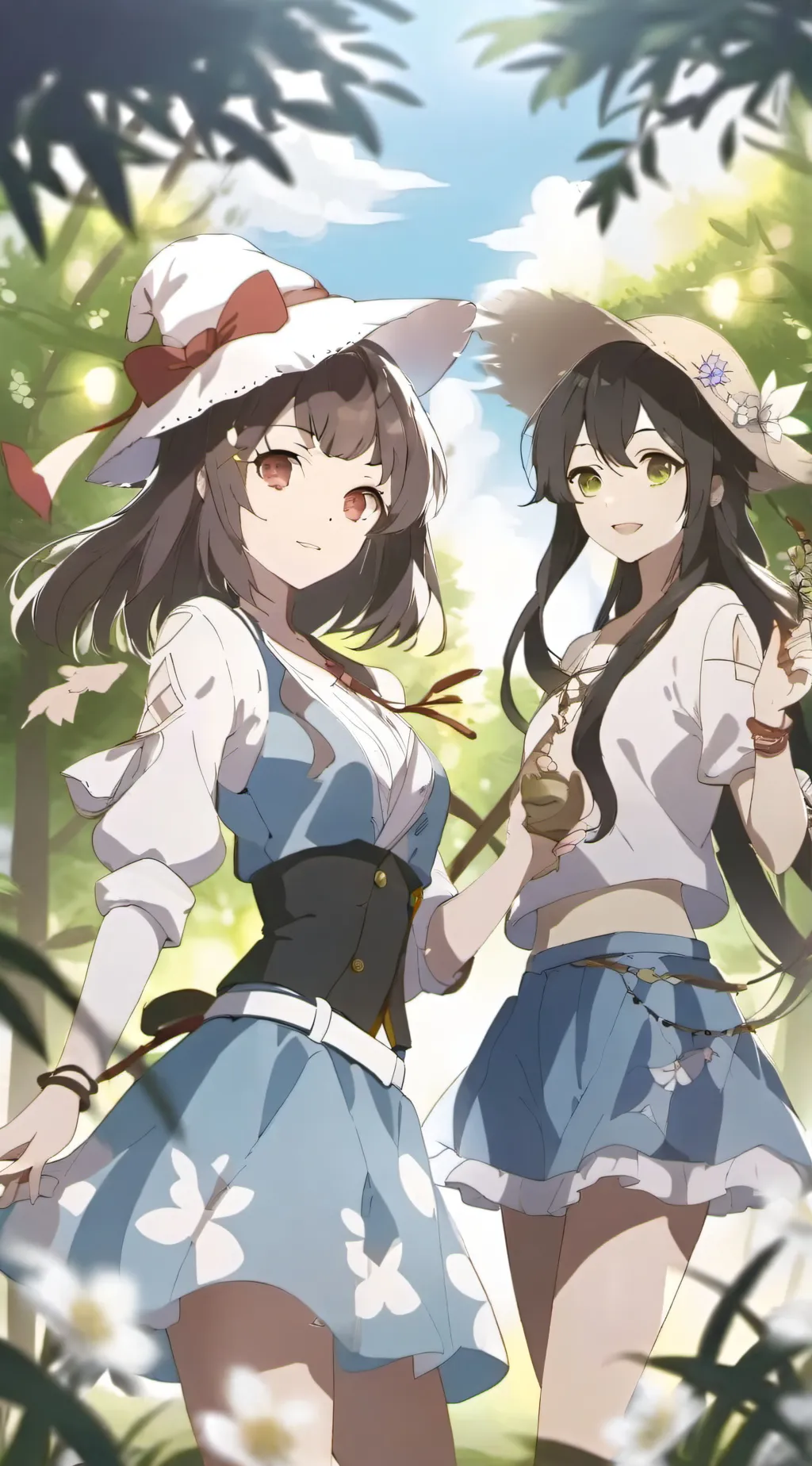 ai character: Anna and emma background